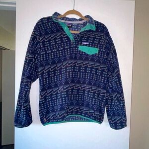 Women’s Patagonia Synchilla Snap-T Fleece Pullover - Aztec Print